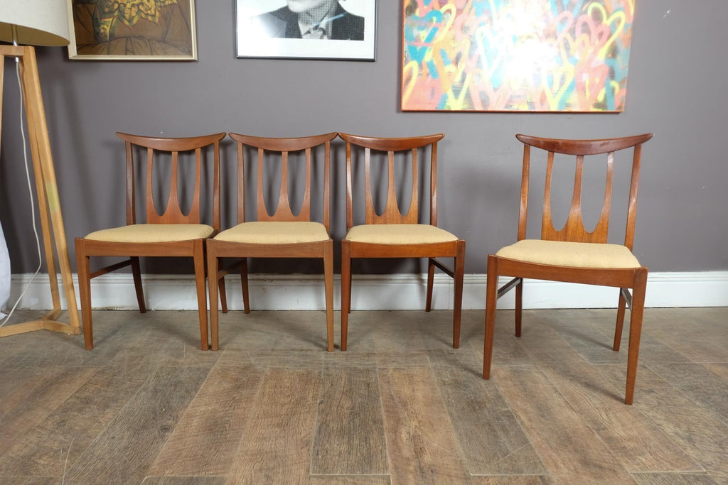 Vintage Retro G Plan Extending Dining Table and 4 Brasilia Chairs