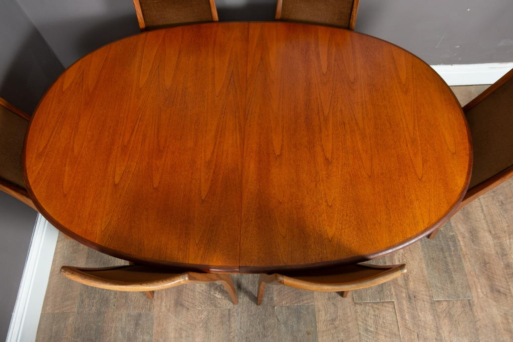 Vintage G Plan Fresco Teak Extending Dining Table and 6 Chairs