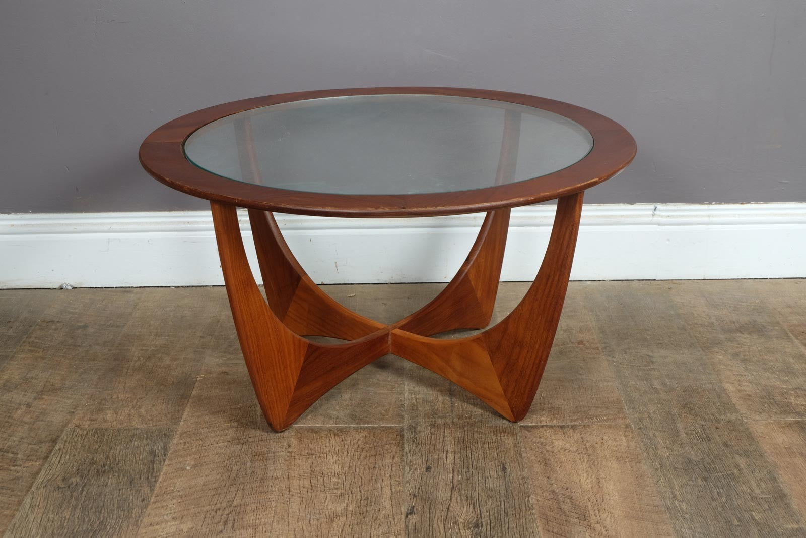 Vintage Retro G Plan Astro Teak and Glass Coffee Table