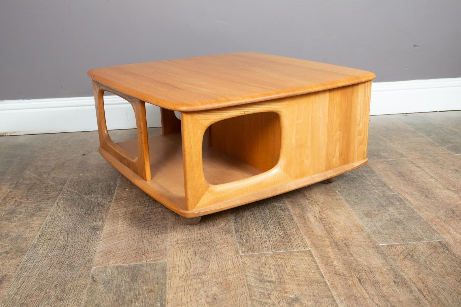 Ercol Light Elm Pandora Box Coffee Table