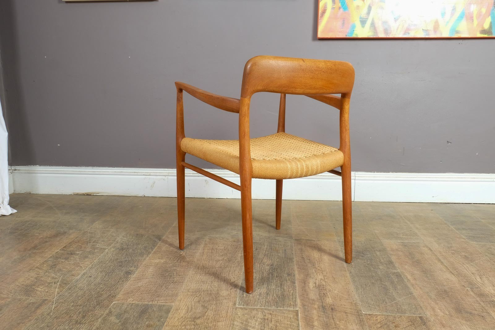 Vintage JL Moller Teak DIning Chair Model 56