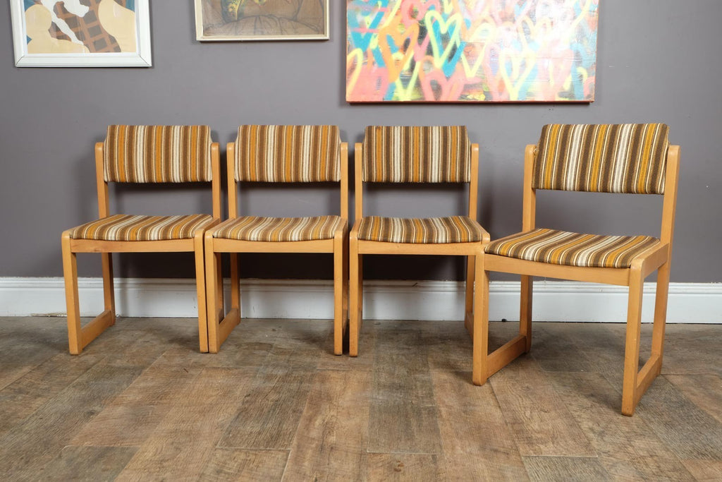 Vintage Retro Extending Teak Dining Table and 5 Chairs