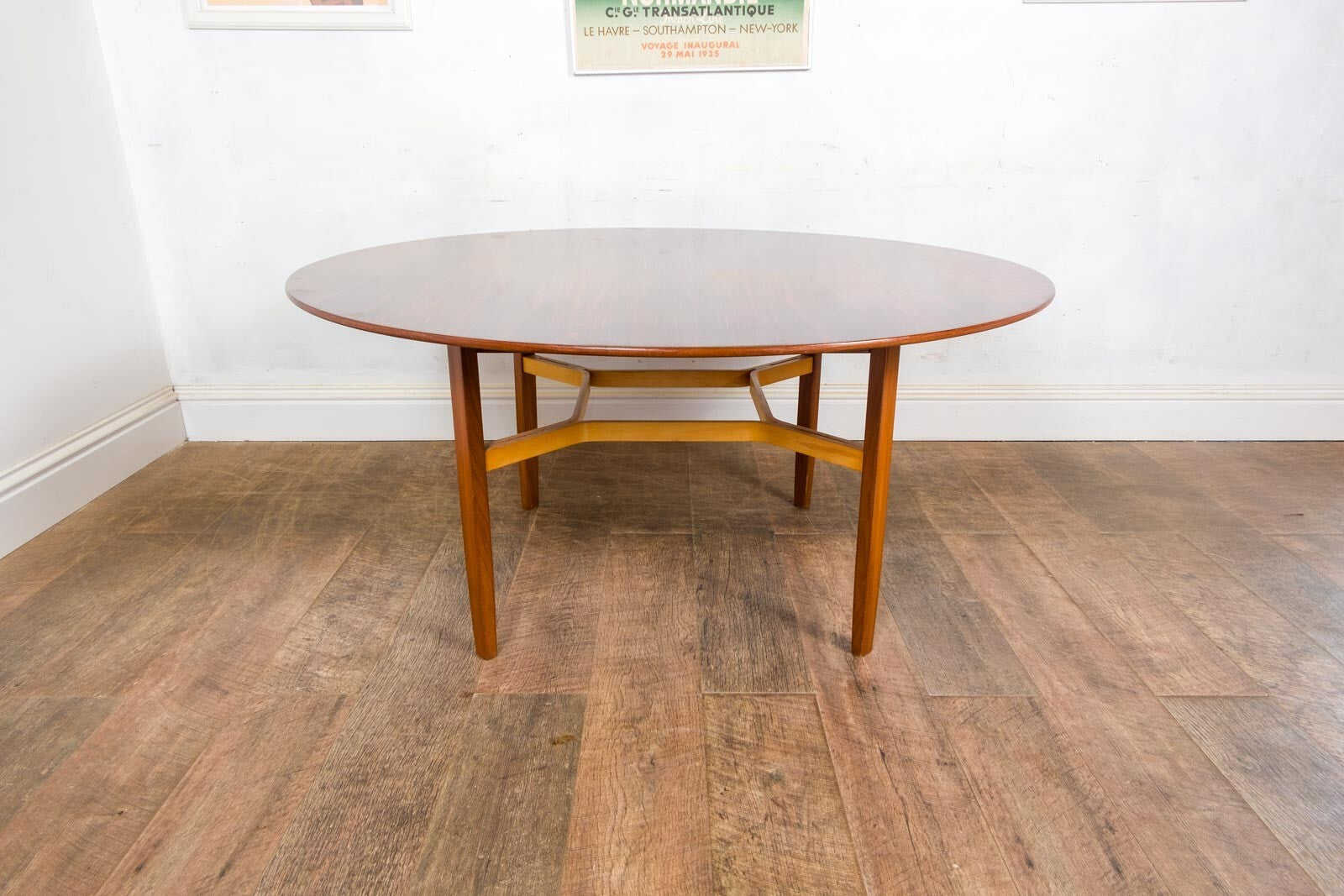 Vintage Low Conference Dining Table by Lewis Butler for Knoll International