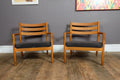 Vintage Retro Pair of Jed Light Oak Armchairs by David Irwin, Habitat