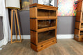 Antique Light Oak Stackable Barrister Bookcase Display Cabinet by Globe Wernicke