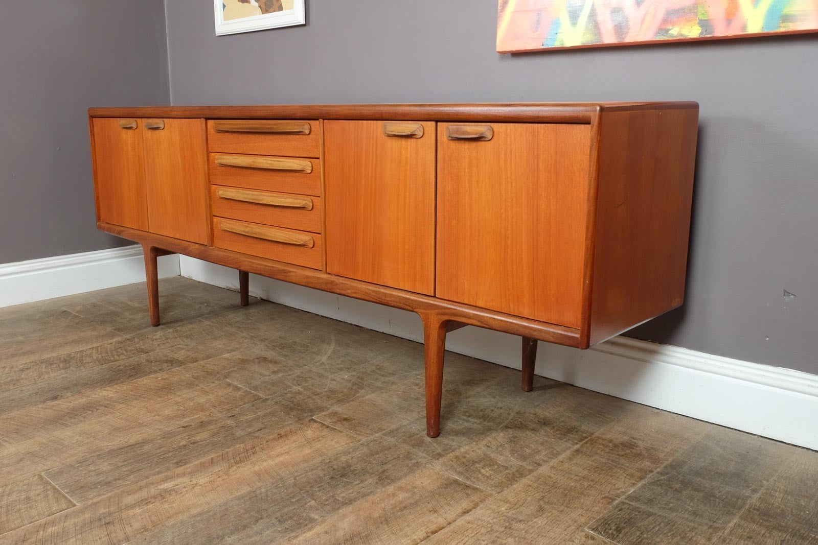 Vintage Mid Century Teak Sequence Sideboard by Younger