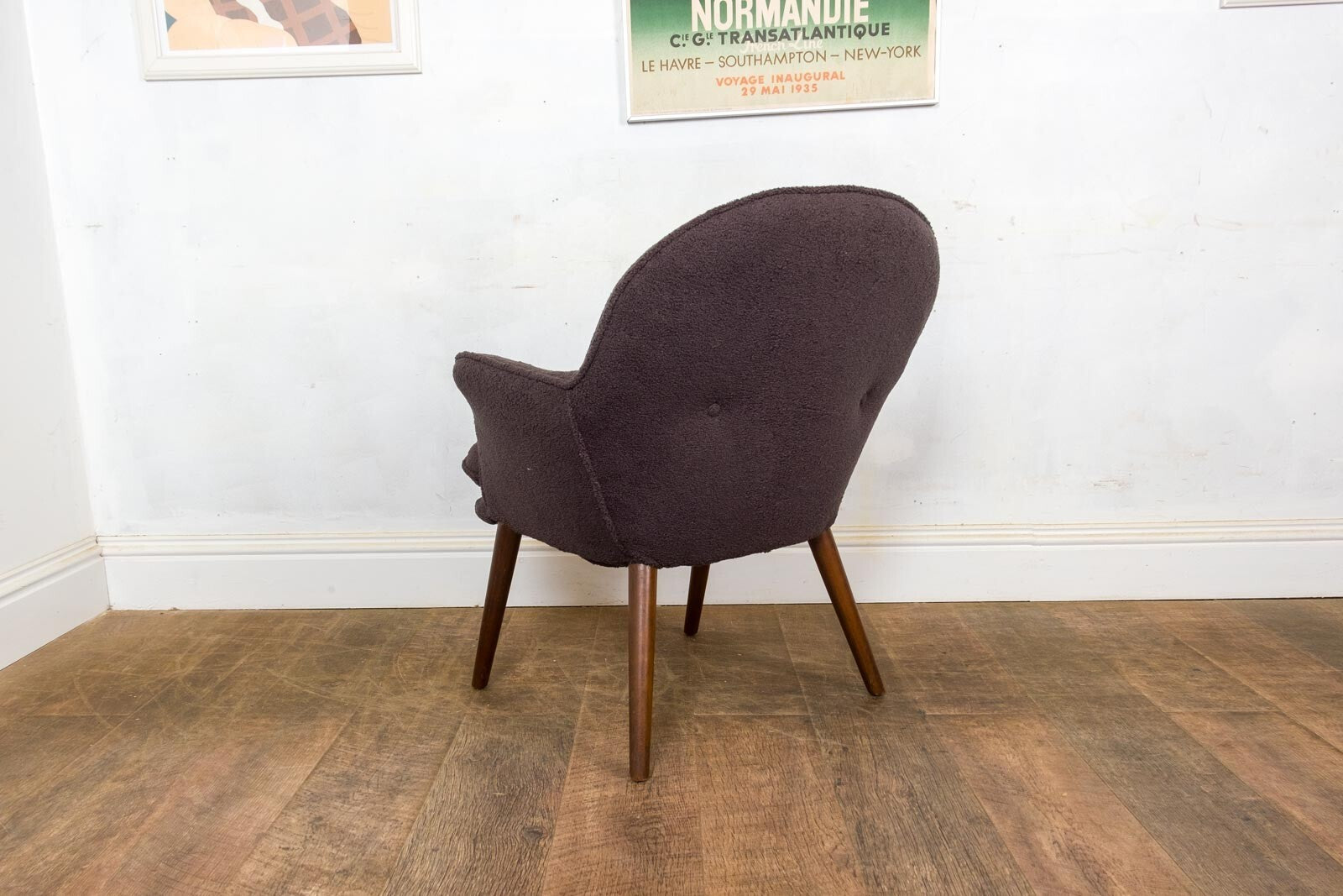 Vintage Retro Mid Century Occasional Chair by Toothill - Newly Upholstered