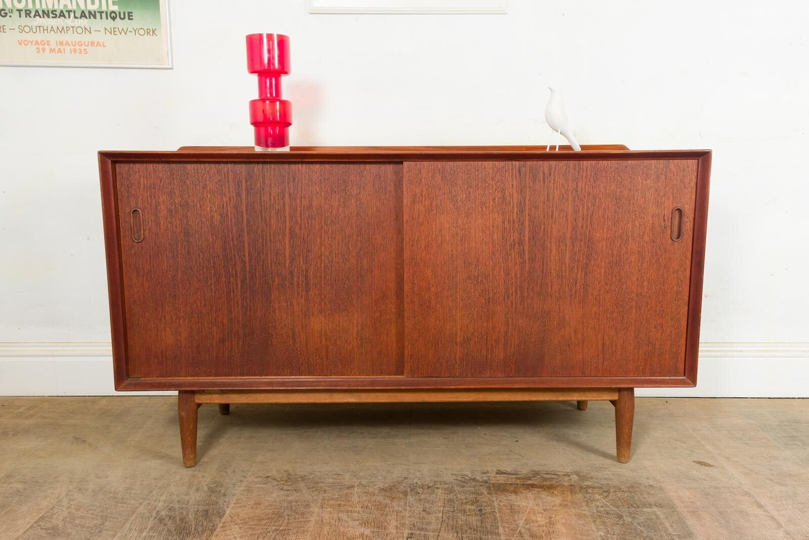Vintage Teak Mid Century Danish Sideboard By Arne Vodder for Sibast
