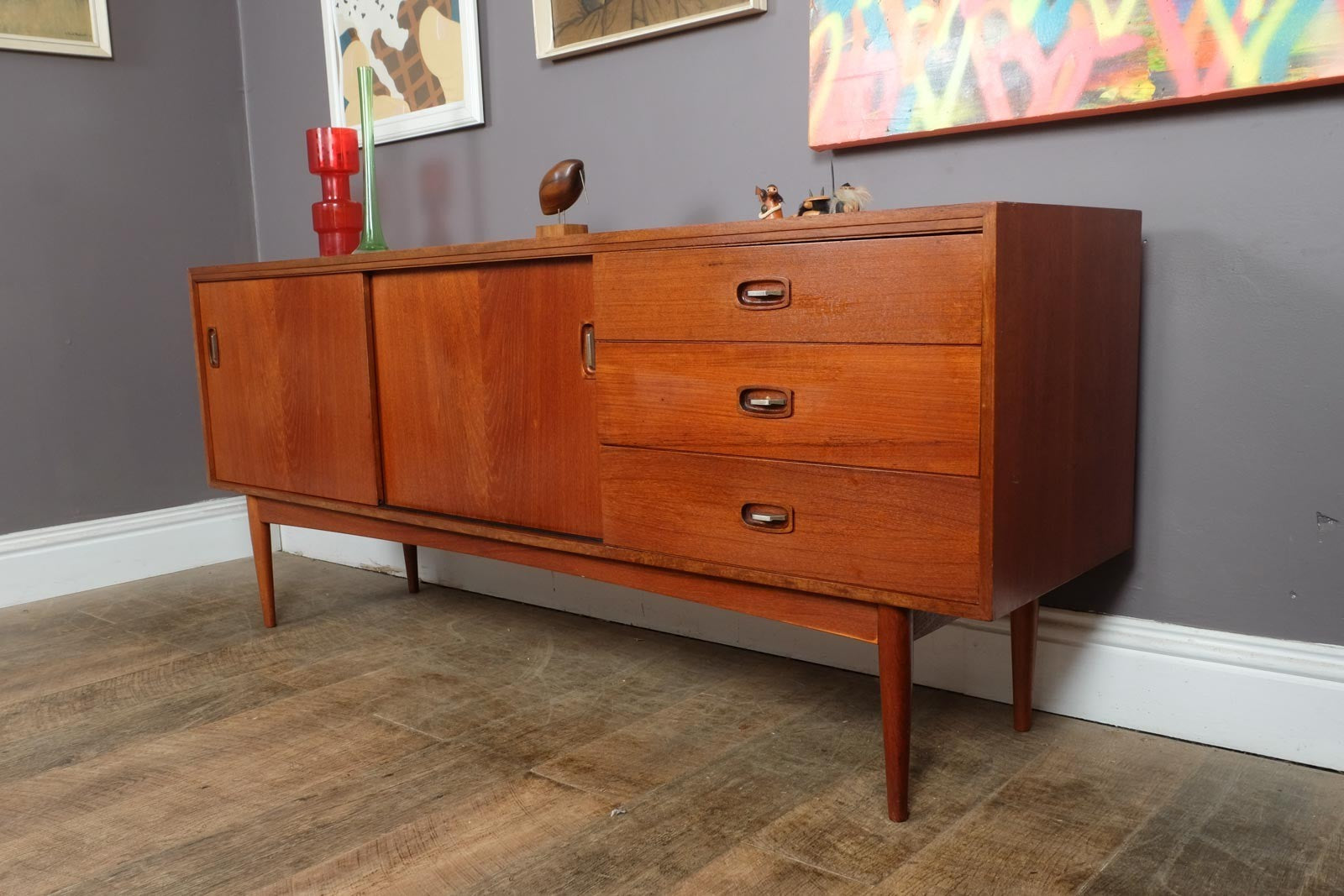 Vintage Retro Mid Century Teak Sideboard by Austin Suite
