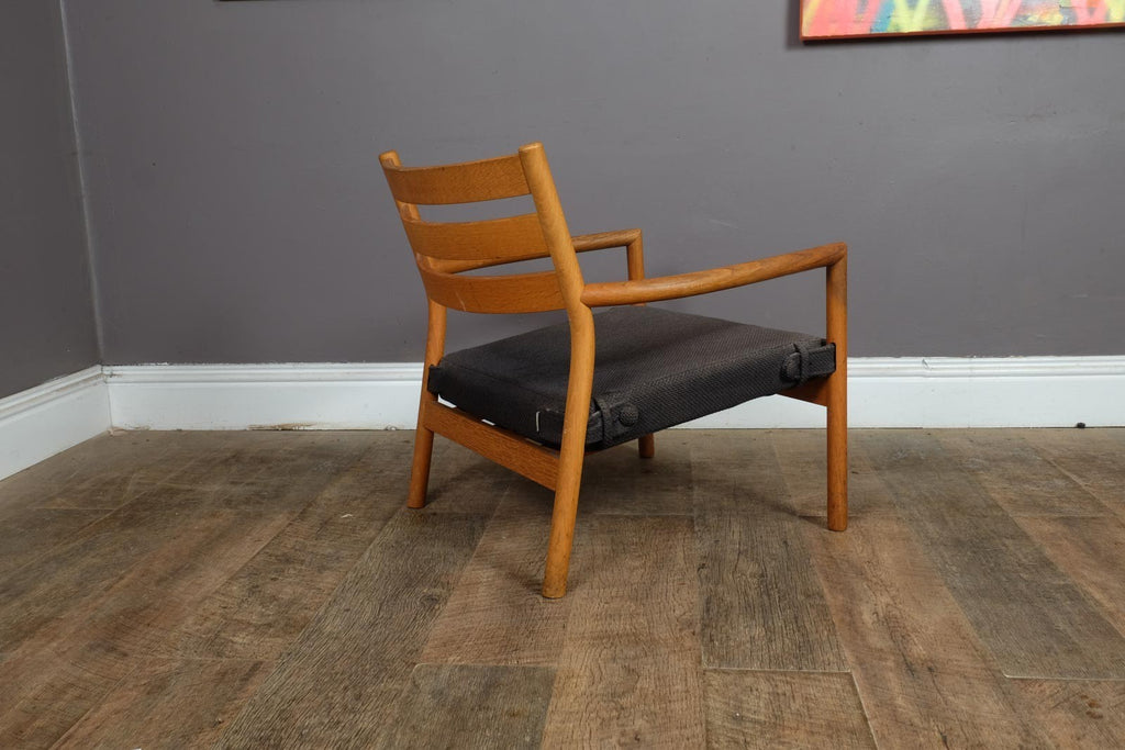 Vintage Retro Pair of Jed Light Oak Armchairs by David Irwin, Habitat