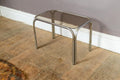 Vintage Retro Chrome and Glass Side Table