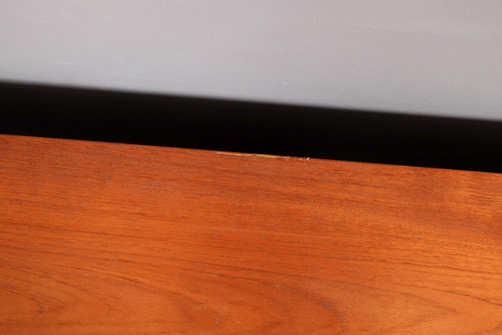 Vintage Retro Mid Century Teak White Fronted Chest of Drawers by Stag