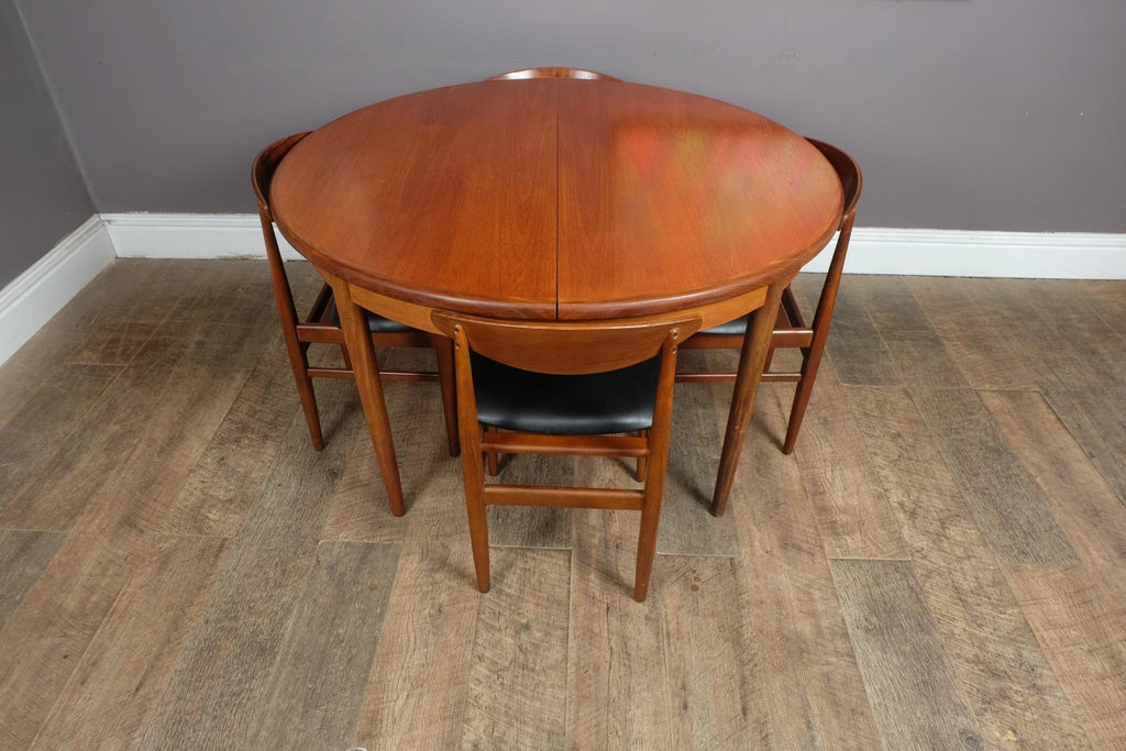 Vintage Retro Mid Century G Plan Fresco Teak Dining Table and 4 Chairs