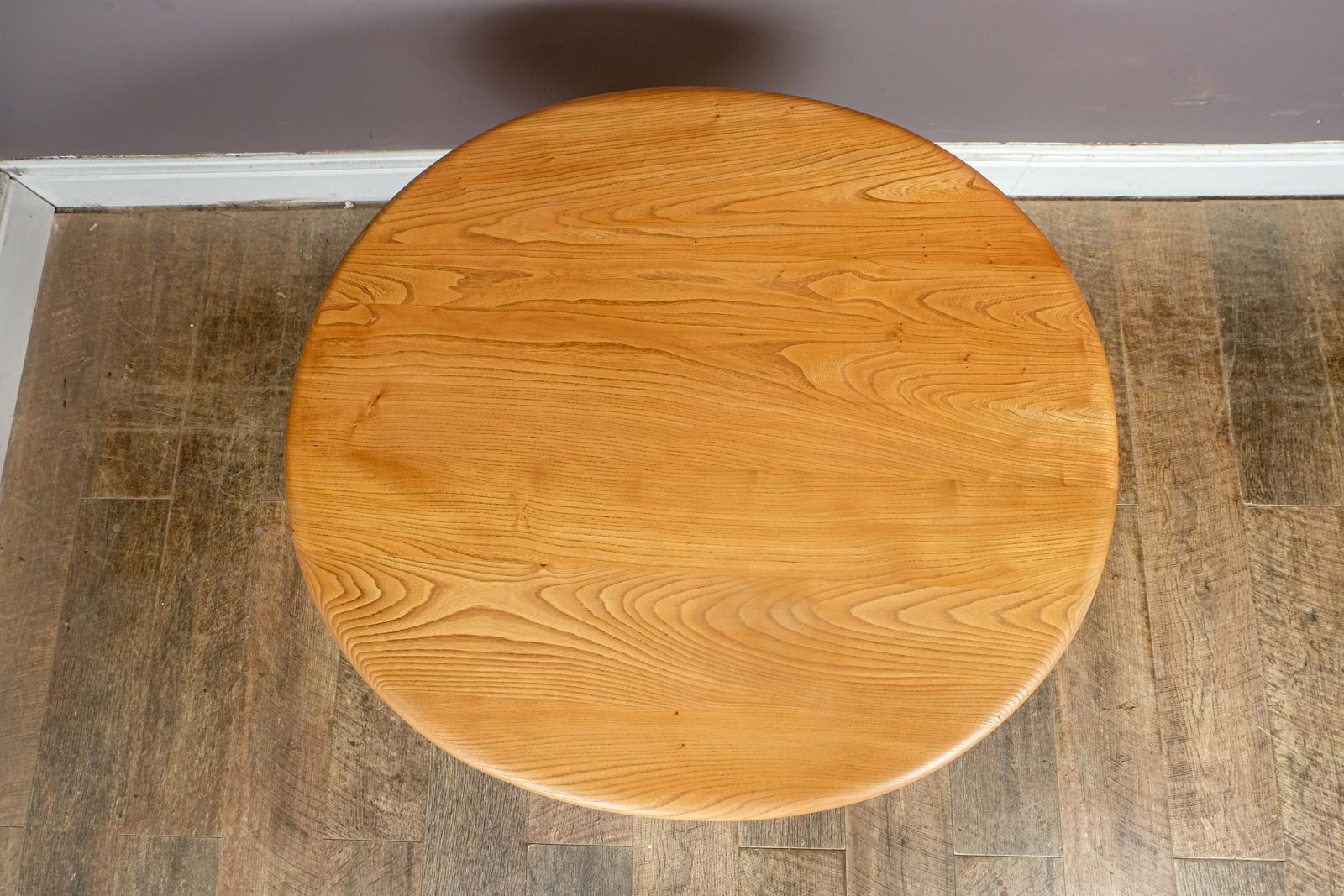 Vintage Retro Ercol Light Elm Breakfast Table