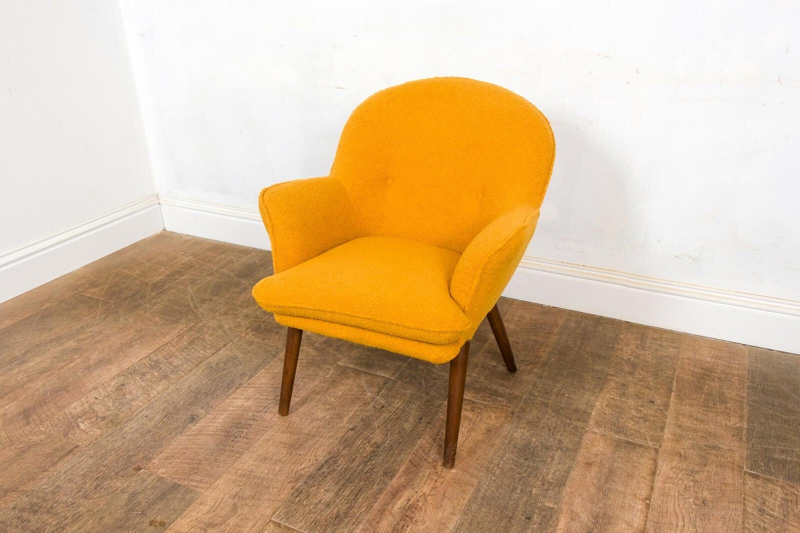 Vintage Retro Mid Century Occasional Chair by Toothill - Newly Upholstered