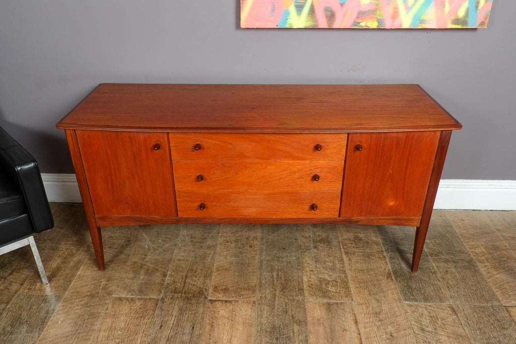 Vintage Retro Mid Century Small Teak Sideboard