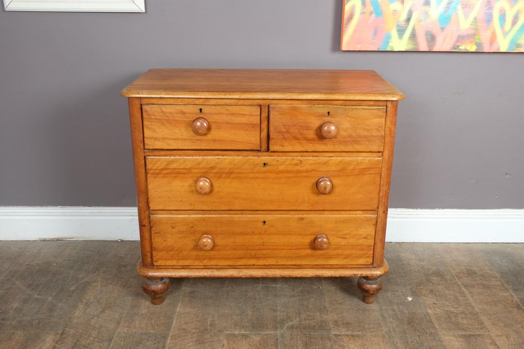 Vintage Retro Solid Wood Chest of Drawers