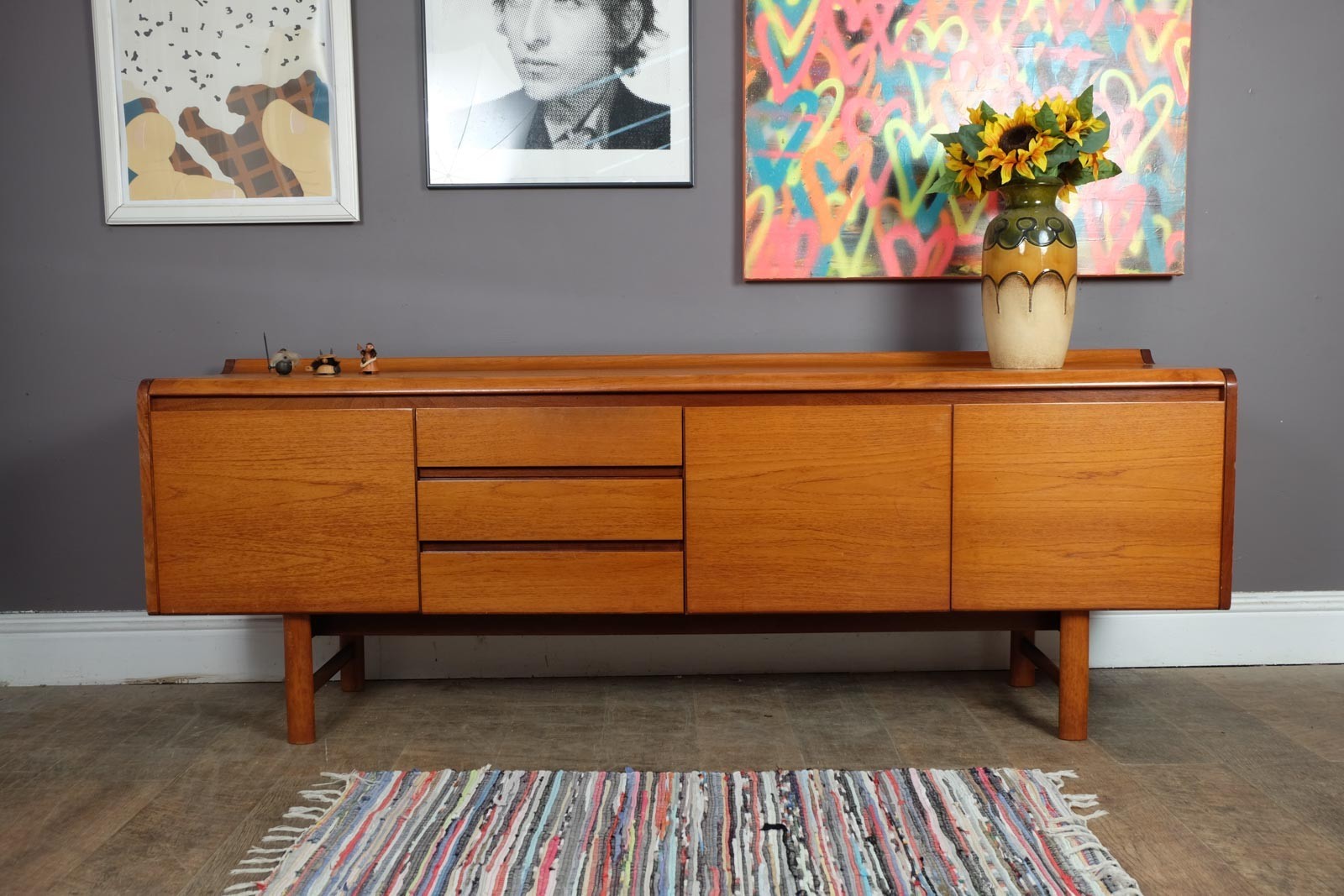 Vintage Retro Mid Century Petersfield Sideboard by White and Newton