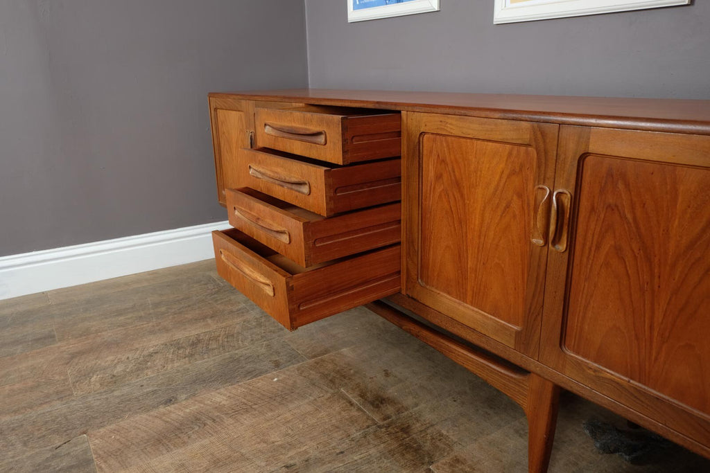 Vintage Retro G Plan Fresco Long John Teak Sideboard