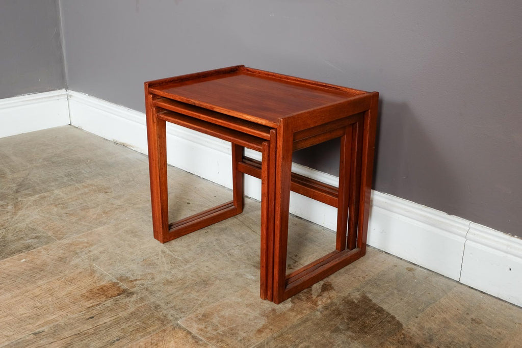 Vintage Retro Mid Century Danish Teak Nest of Tables
