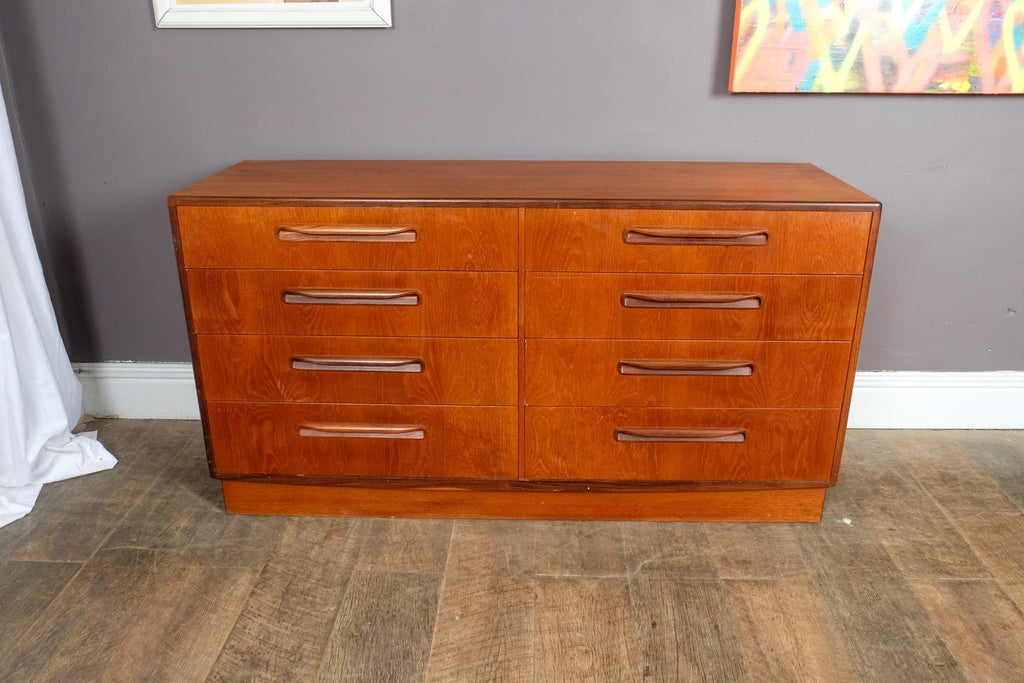 Vintage Retro G Plan Fresco Teak Large Chest of Drawers