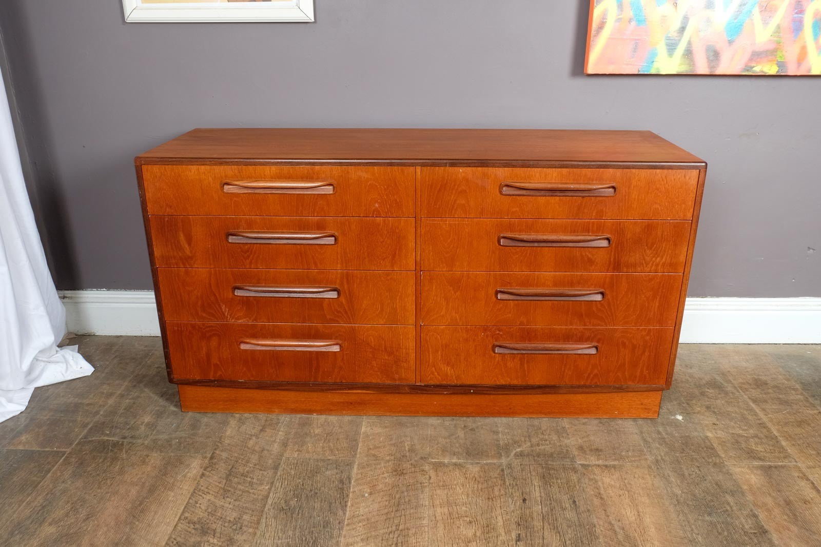 Vintage Retro G Plan Fresco Teak Large Chest of Drawers