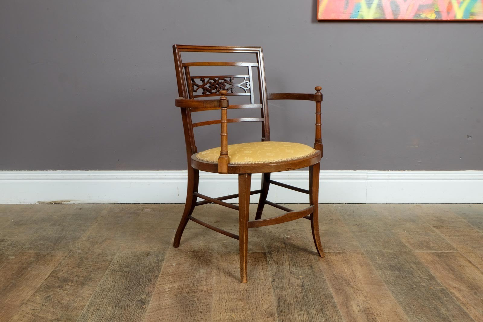 Vintage Retro Jacobean Style Chair