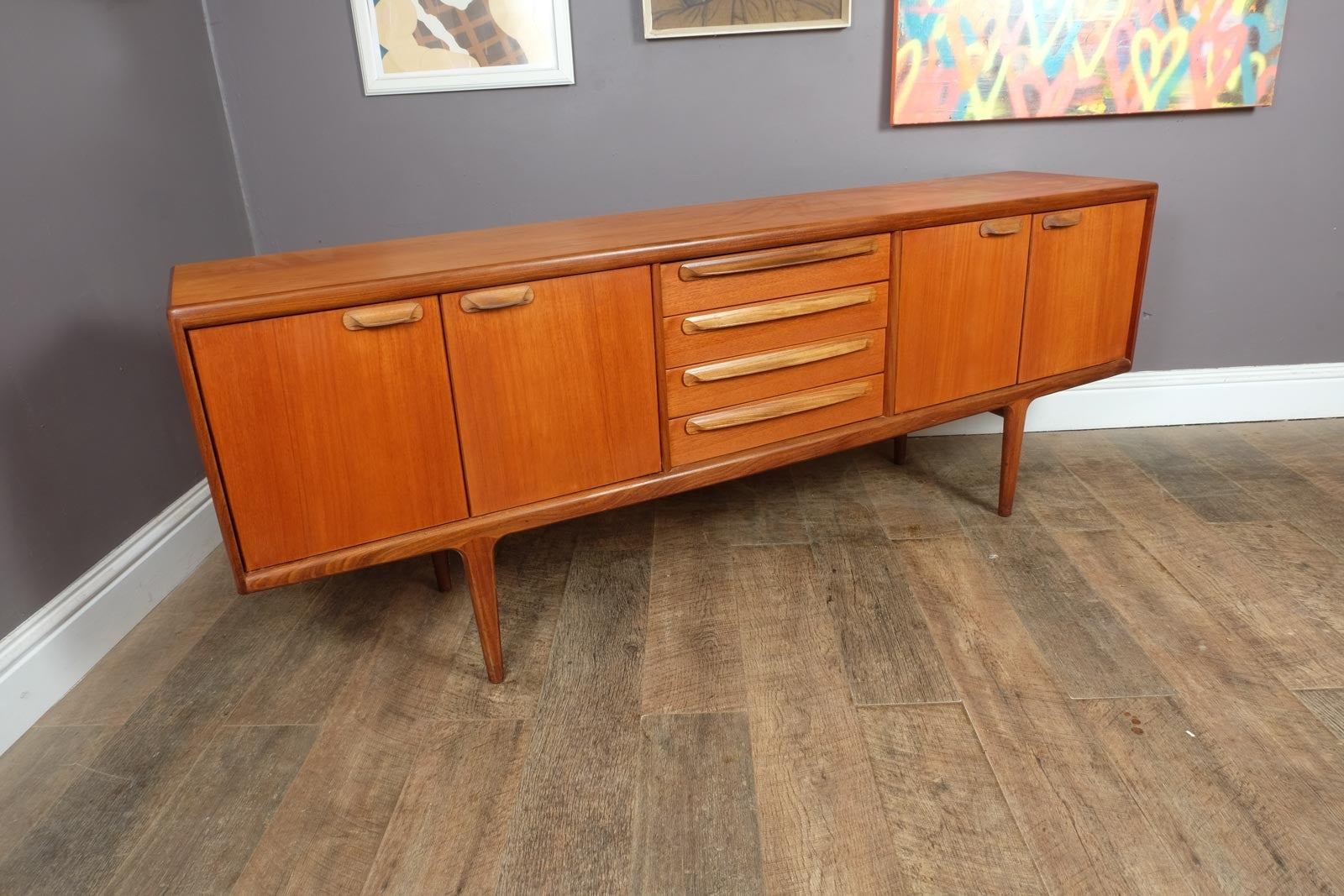 Vintage Mid Century Teak Sequence Sideboard by Younger