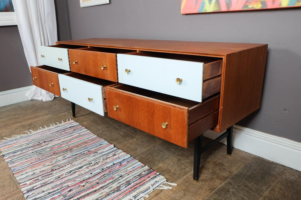 Vintage Retro Mid Century Drawers Sideboard by Meredew