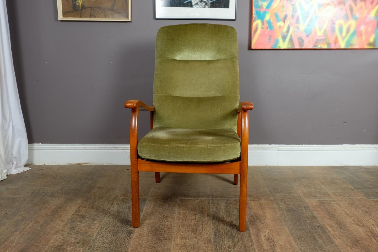 Vintage Retro Mid Century Side Chair by Parker Knoll