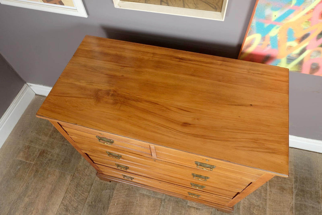Vintage Edwardian Satinwood Chest of Drawers