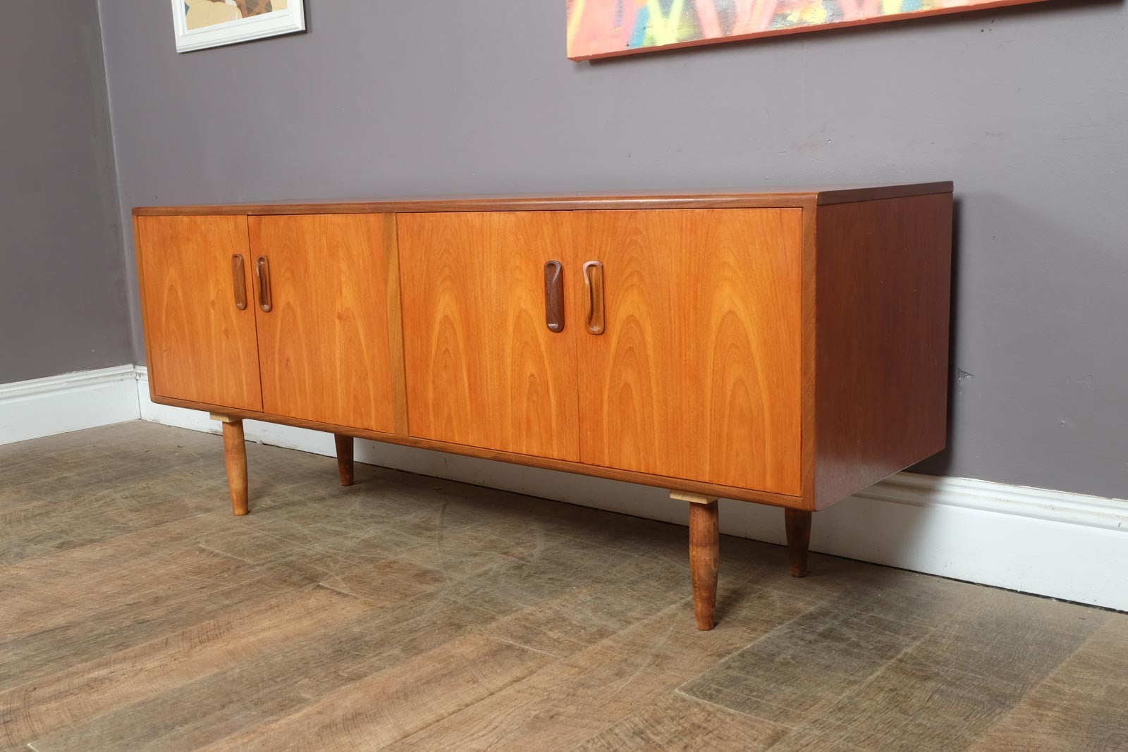 Vintage Retro G Plan Fresco Teak Sideboard Record Storage