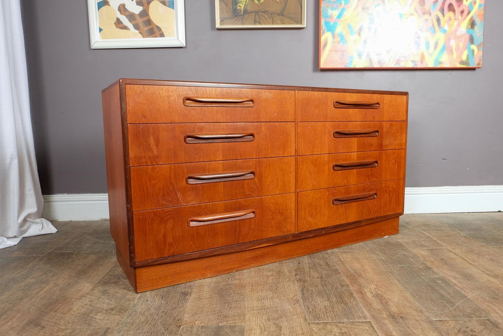 Vintage Retro G Plan Fresco Teak Large Chest of Drawers