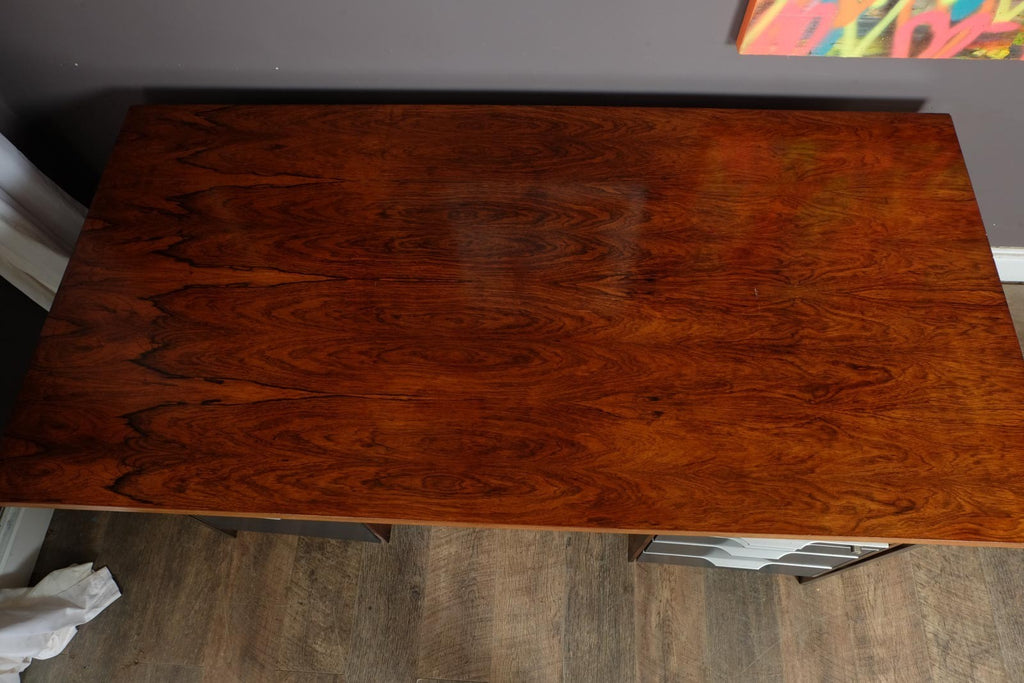 Vintage Retro Mid Century Rosewood Desk by Koenig + Neurath