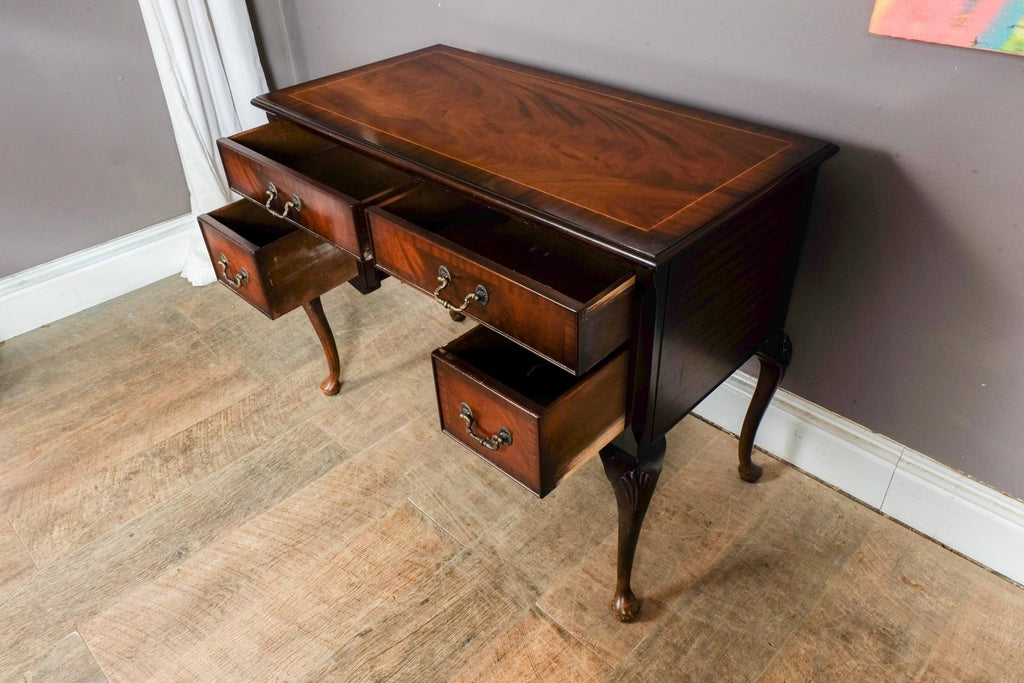 Vintage Antique Georgian Style Mahogany Writing Desk