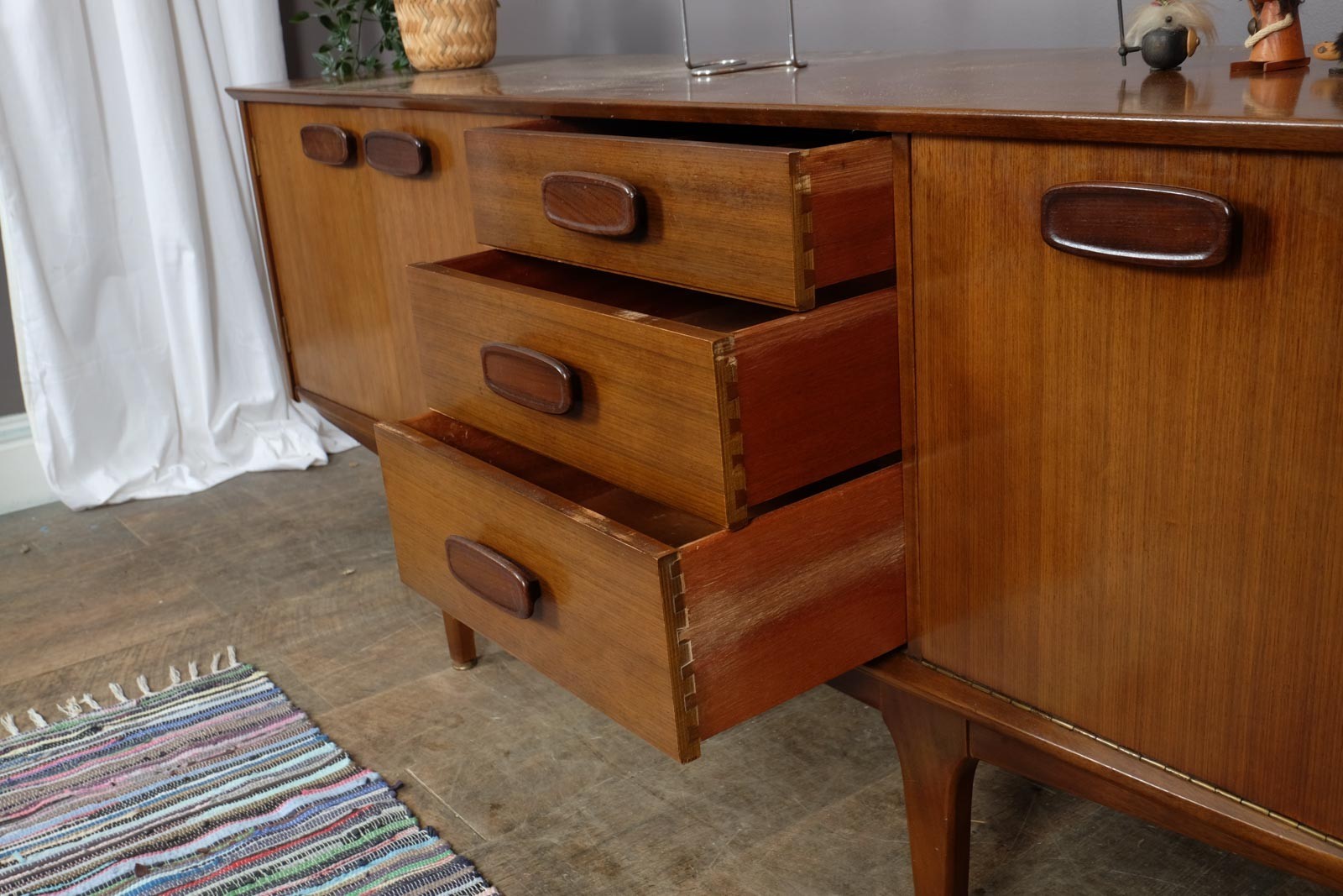 Vintage Mid Century Teak Sideboard by Jentique