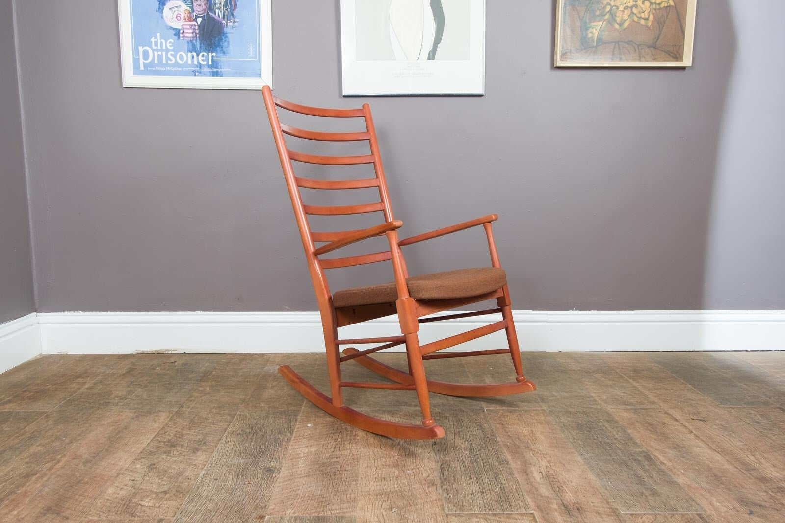 Vintage Retro Mid Century Rocking Chair by Scandart