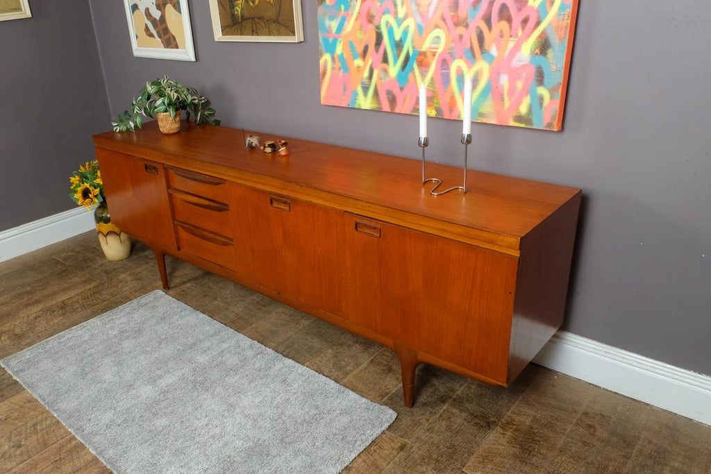 Vintage Retro Large Teak Long John Sideboard by Greaves and Thomas