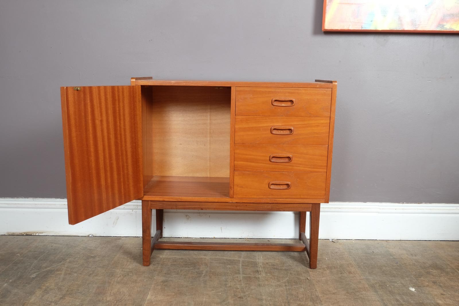 Vintage Retro Danish Style Teak Cabinet