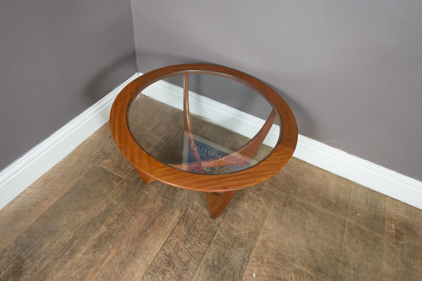 Vintage Retro G Plan Astro Teak and Glass Coffee Table