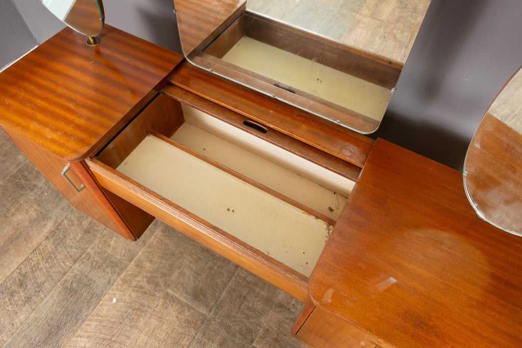 Vintage Mid Century Teak Dressing Table 1960s