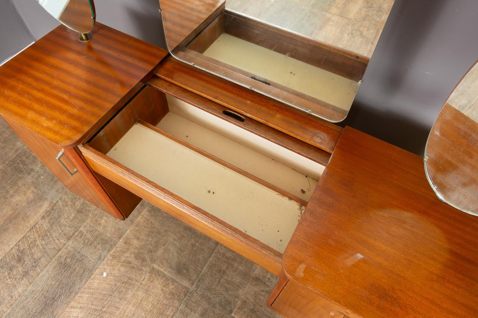 Vintage Mid Century Teak Dressing Table 1960s