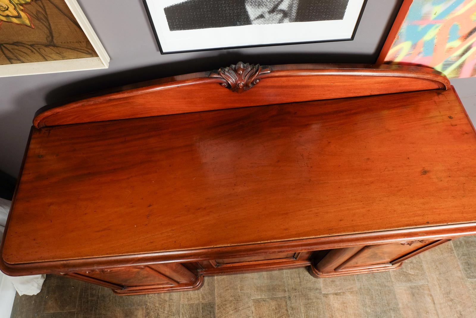 Vintage Mahogany Art Deco Sideboard