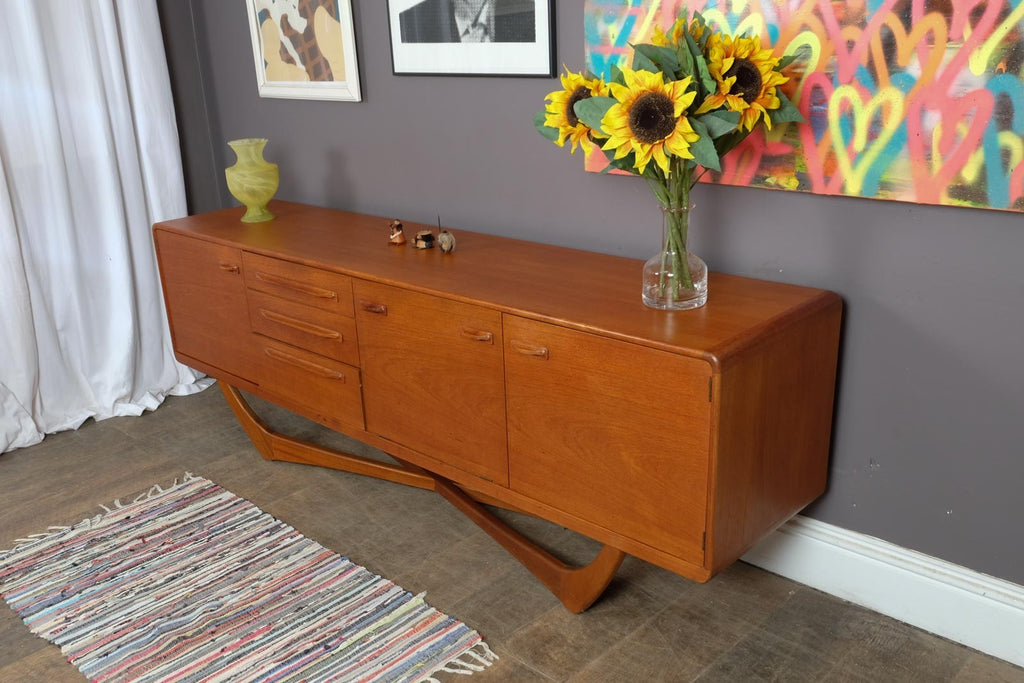 Stunning Mid-Century British Teak Sideboard by Beithcraft
