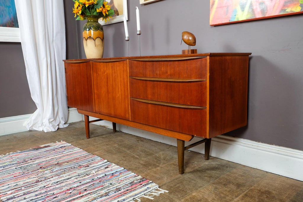 Vintage Retro Mid Century Teak Sideboard by Morris of Glasgow