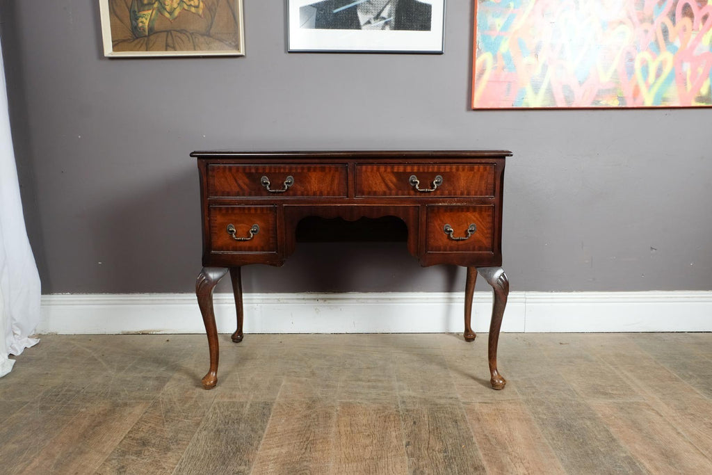 Vintage Antique Georgian Style Mahogany Writing Desk