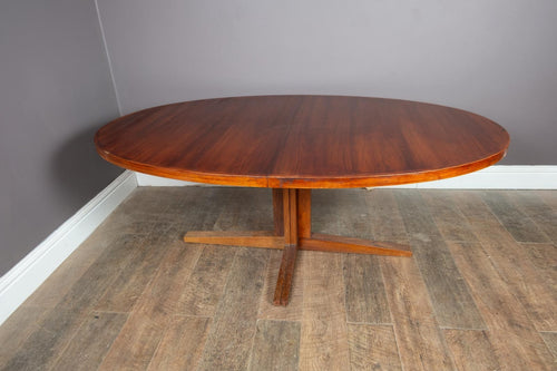 Vintage Large Danish RosewoodDining Table by John Mortensen for Heltborg Mobler