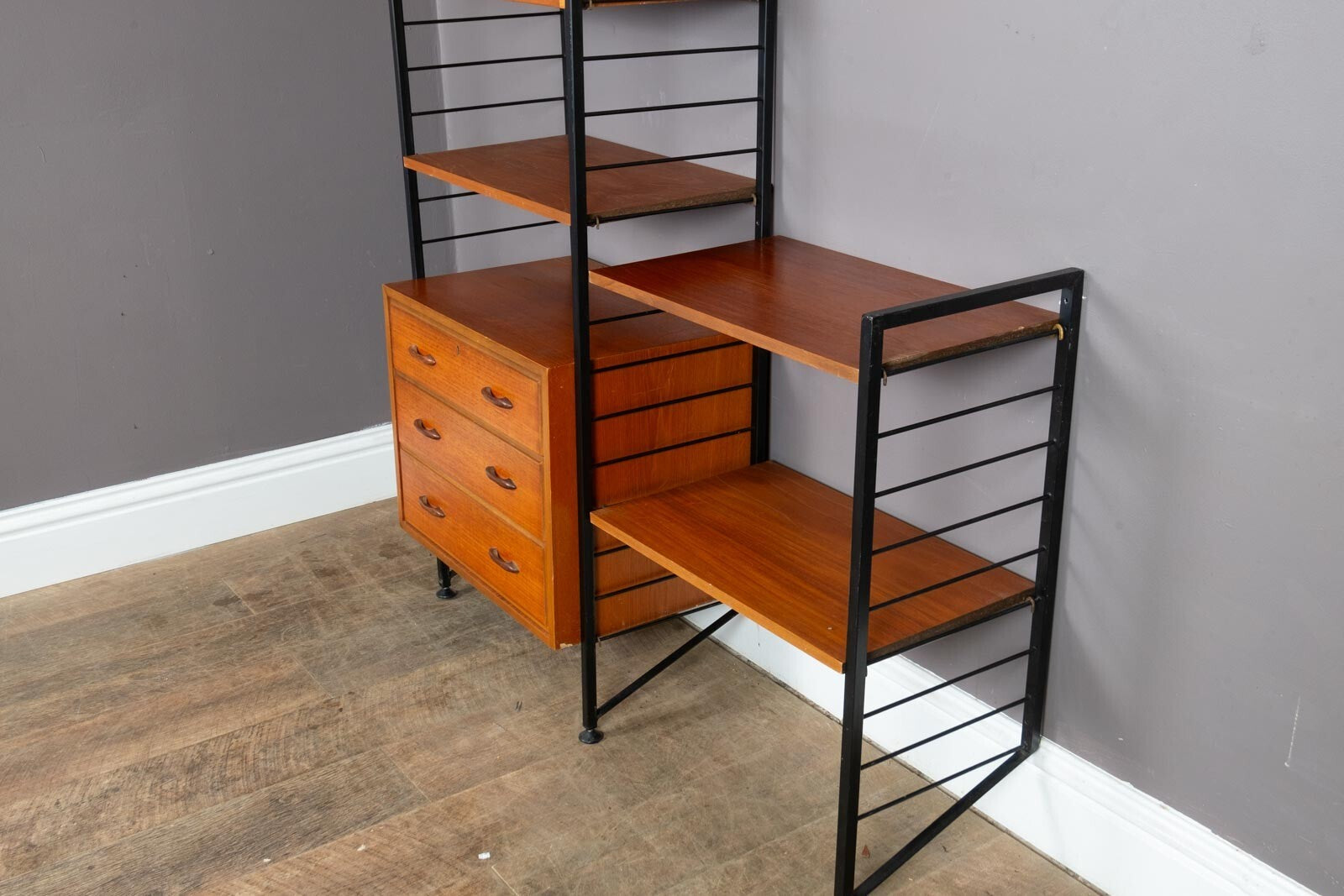 Vintage Teak Staples Ladderax - 2 Bays