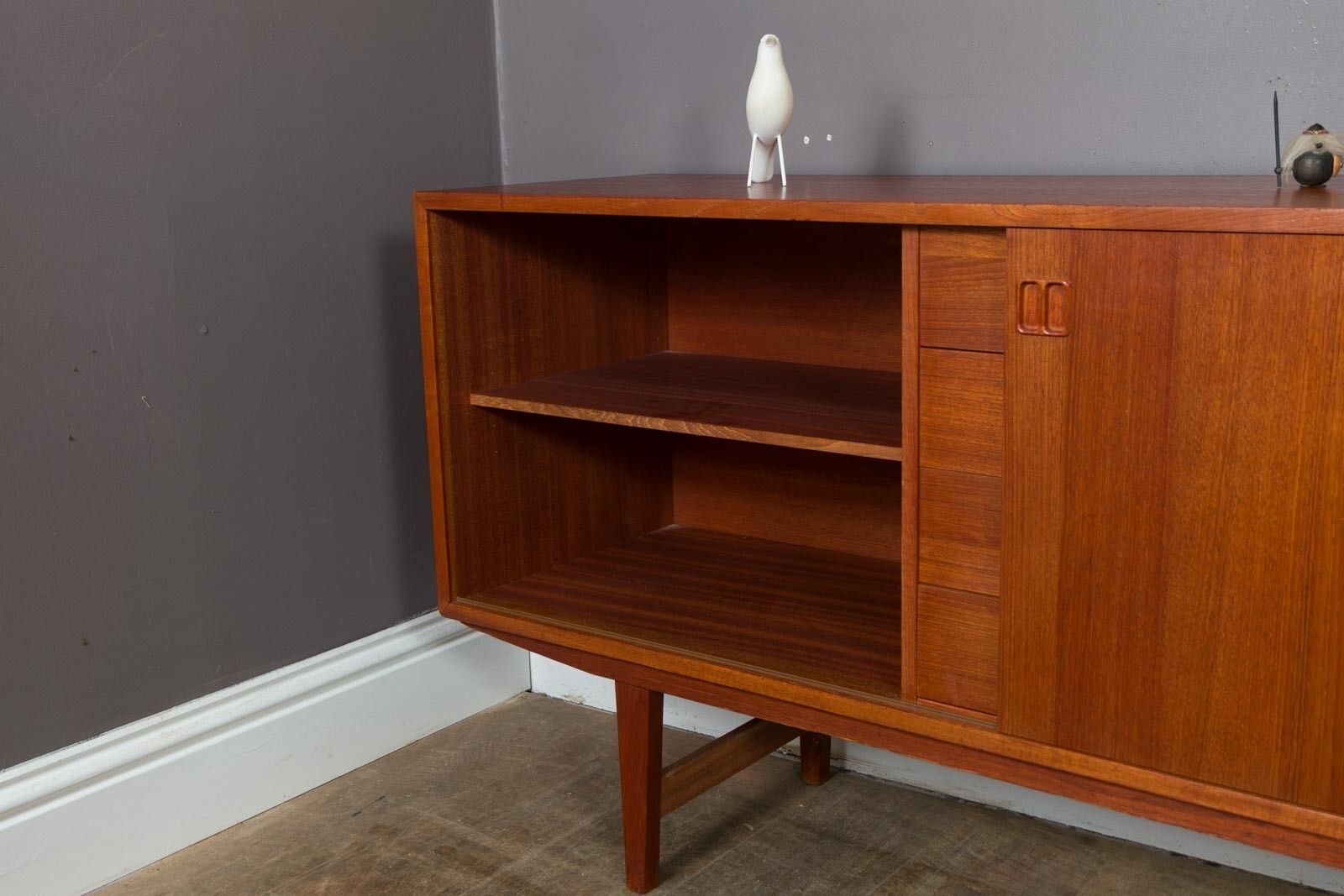 Vintage Retro Large Danish Teak Sideboard by Clausen and Sons