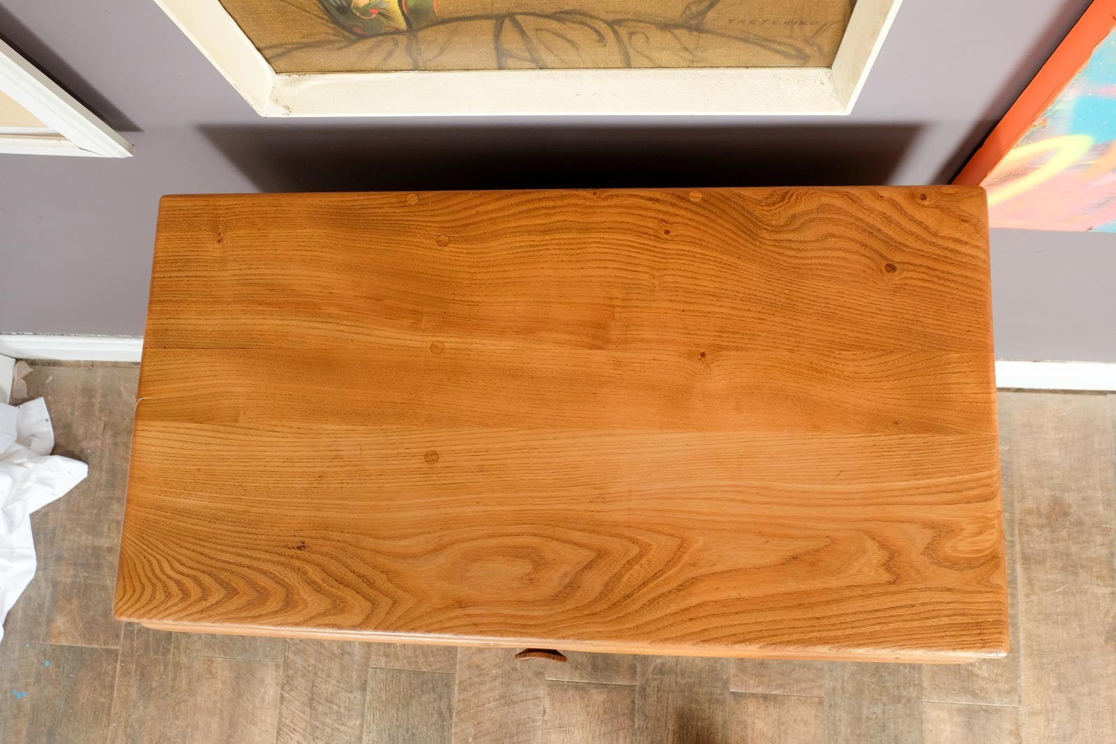 Vintage Retro Ercol Light Elm Bureau  - Model 469